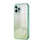 漸層亮片電鍍手機殼，適用於 iPhone 11 Pro Max、iPhone 11、iPhone 11 Pro、iPhone X / XS、iPhone XR、iPhone XS Max