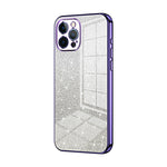 漸層亮片電鍍手機殼，適用於 iPhone 11 Pro Max、iPhone 11、iPhone 11 Pro、iPhone X / XS、iPhone XR、iPhone XS Max