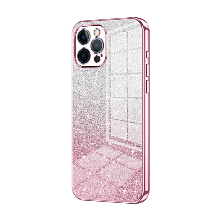 漸層亮片電鍍手機殼，適用於 iPhone 11 Pro Max、iPhone 11、iPhone 11 Pro、iPhone X / XS、iPhone XR、iPhone XS Max