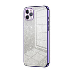 漸層亮片電鍍手機殼，適用於 iPhone 11 Pro Max、iPhone 11、iPhone 11 Pro、iPhone X / XS、iPhone XR、iPhone XS Max