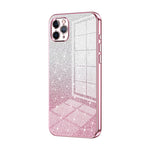 漸層亮片電鍍手機殼，適用於 iPhone 11 Pro Max、iPhone 11、iPhone 11 Pro、iPhone X / XS、iPhone XR、iPhone XS Max