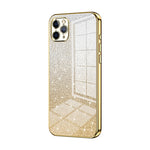 漸層亮片電鍍手機殼，適用於 iPhone 11 Pro Max、iPhone 11、iPhone 11 Pro、iPhone X / XS、iPhone XR、iPhone XS Max