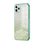 漸層亮片電鍍手機殼，適用於 iPhone 11 Pro Max、iPhone 11、iPhone 11 Pro、iPhone X / XS、iPhone XR、iPhone XS Max