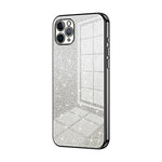 漸層亮片電鍍手機殼，適用於 iPhone 11 Pro Max、iPhone 11、iPhone 11 Pro、iPhone X / XS、iPhone XR、iPhone XS Max