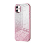 漸層亮片電鍍手機殼，適用於 iPhone 11 Pro Max、iPhone 11、iPhone 11 Pro、iPhone X / XS、iPhone XR、iPhone XS Max