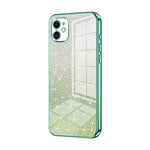 漸層亮片電鍍手機殼，適用於 iPhone 11 Pro Max、iPhone 11、iPhone 11 Pro、iPhone X / XS、iPhone XR、iPhone XS Max