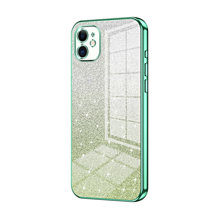 漸層亮片電鍍手機殼，適用於 iPhone 11 Pro Max、iPhone 11、iPhone 11 Pro、iPhone X / XS、iPhone XR、iPhone XS Max