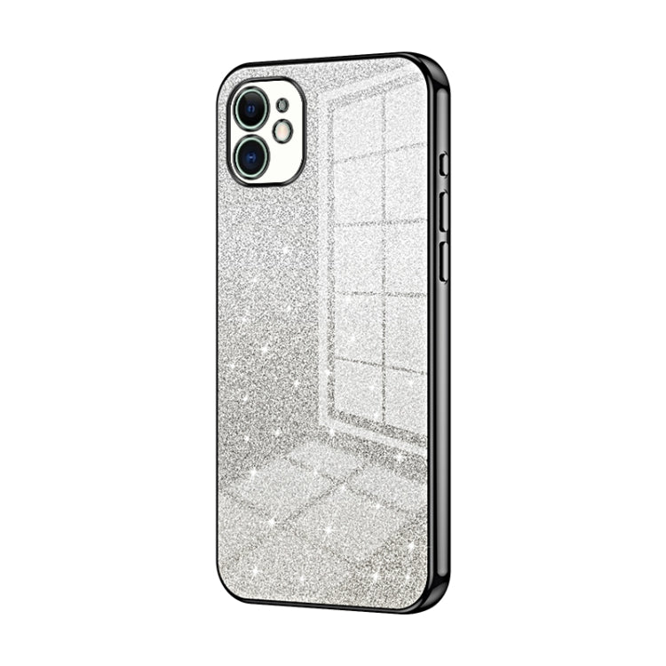 漸層亮片電鍍手機殼，適用於 iPhone 11 Pro Max、iPhone 11、iPhone 11 Pro、iPhone X / XS、iPhone XR、iPhone XS Max