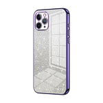 漸層亮片電鍍手機殼，適用於 iPhone 11 Pro Max、iPhone 11、iPhone 11 Pro、iPhone X / XS、iPhone XR、iPhone XS Max