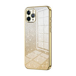 漸層亮片電鍍手機殼，適用於 iPhone 11 Pro Max、iPhone 11、iPhone 11 Pro、iPhone X / XS、iPhone XR、iPhone XS Max