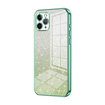 漸層亮片電鍍手機殼，適用於 iPhone 11 Pro Max、iPhone 11、iPhone 11 Pro、iPhone X / XS、iPhone XR、iPhone XS Max
