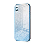 漸層亮片電鍍手機殼，適用於 iPhone 11 Pro Max、iPhone 11、iPhone 11 Pro、iPhone X / XS、iPhone XR、iPhone XS Max