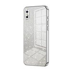 漸層亮片電鍍手機殼，適用於 iPhone 11 Pro Max、iPhone 11、iPhone 11 Pro、iPhone X / XS、iPhone XR、iPhone XS Max