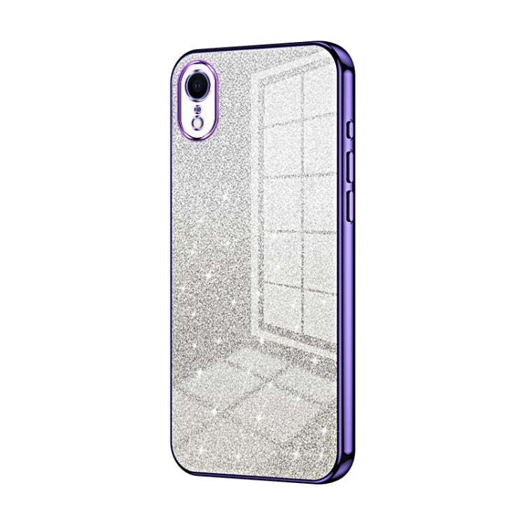 漸層亮片電鍍手機殼，適用於 iPhone 11 Pro Max、iPhone 11、iPhone 11 Pro、iPhone X / XS、iPhone XR、iPhone XS Max