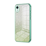 漸層亮片電鍍手機殼，適用於 iPhone 11 Pro Max、iPhone 11、iPhone 11 Pro、iPhone X / XS、iPhone XR、iPhone XS Max