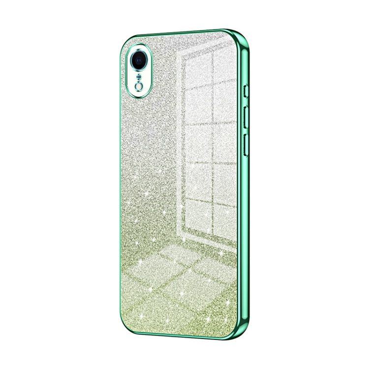 漸層亮片電鍍手機殼，適用於 iPhone 11 Pro Max、iPhone 11、iPhone 11 Pro、iPhone X / XS、iPhone XR、iPhone XS Max