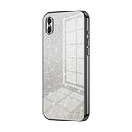 漸層亮片電鍍手機殼，適用於 iPhone 11 Pro Max、iPhone 11、iPhone 11 Pro、iPhone X / XS、iPhone XR、iPhone XS Max