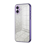 漸層閃粉電鍍手機殼，適用於 iPhone 16 Pro，適用於 iPhone 16 Plus，適用於 iPhone 16，適用於 iPhone 15 Pro Max，適用於 iPhone 15 Pro，適用於 iPhone 15 Plus