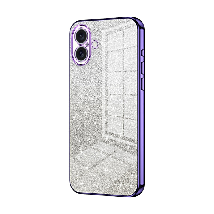 漸層閃粉電鍍手機殼，適用於 iPhone 16 Pro，適用於 iPhone 16 Plus，適用於 iPhone 16，適用於 iPhone 15 Pro Max，適用於 iPhone 15 Pro，適用於 iPhone 15 Plus