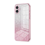 漸層閃粉電鍍手機殼，適用於 iPhone 16 Pro，適用於 iPhone 16 Plus，適用於 iPhone 16，適用於 iPhone 15 Pro Max，適用於 iPhone 15 Pro，適用於 iPhone 15 Plus