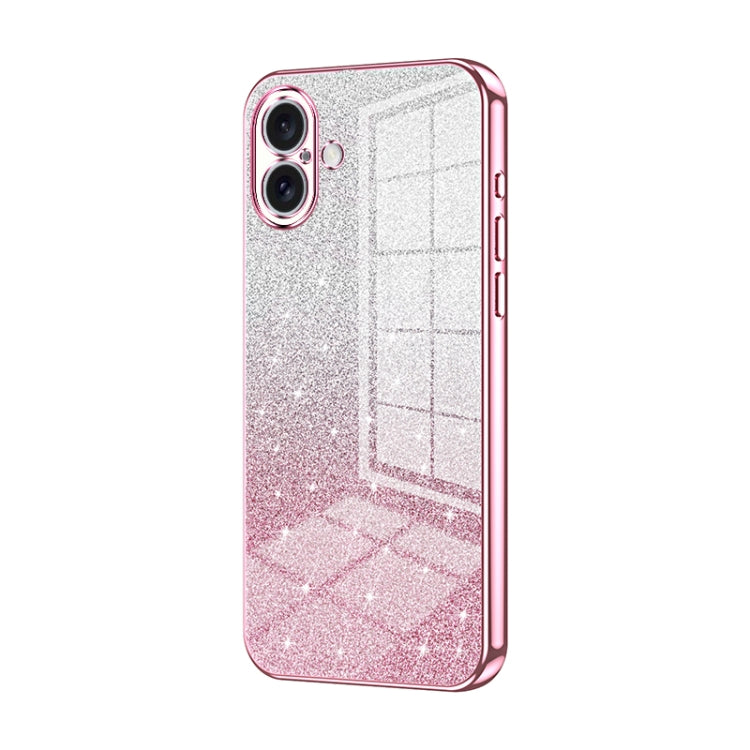 漸層閃粉電鍍手機殼，適用於 iPhone 16 Pro，適用於 iPhone 16 Plus，適用於 iPhone 16，適用於 iPhone 15 Pro Max，適用於 iPhone 15 Pro，適用於 iPhone 15 Plus