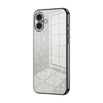 漸層閃粉電鍍手機殼，適用於 iPhone 16 Pro，適用於 iPhone 16 Plus，適用於 iPhone 16，適用於 iPhone 15 Pro Max，適用於 iPhone 15 Pro，適用於 iPhone 15 Plus