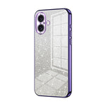 漸層閃粉電鍍手機殼，適用於 iPhone 16 Pro，適用於 iPhone 16 Plus，適用於 iPhone 16，適用於 iPhone 15 Pro Max，適用於 iPhone 15 Pro，適用於 iPhone 15 Plus