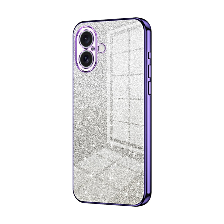 漸層閃粉電鍍手機殼，適用於 iPhone 16 Pro，適用於 iPhone 16 Plus，適用於 iPhone 16，適用於 iPhone 15 Pro Max，適用於 iPhone 15 Pro，適用於 iPhone 15 Plus
