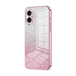 漸層閃粉電鍍手機殼，適用於 iPhone 16 Pro，適用於 iPhone 16 Plus，適用於 iPhone 16，適用於 iPhone 15 Pro Max，適用於 iPhone 15 Pro，適用於 iPhone 15 Plus