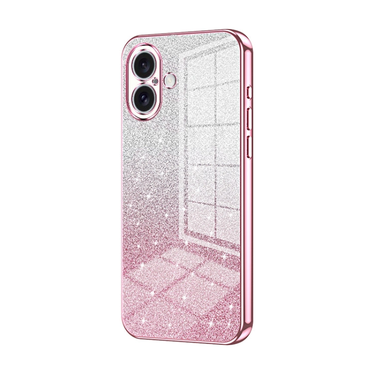 漸層閃粉電鍍手機殼，適用於 iPhone 16 Pro，適用於 iPhone 16 Plus，適用於 iPhone 16，適用於 iPhone 15 Pro Max，適用於 iPhone 15 Pro，適用於 iPhone 15 Plus