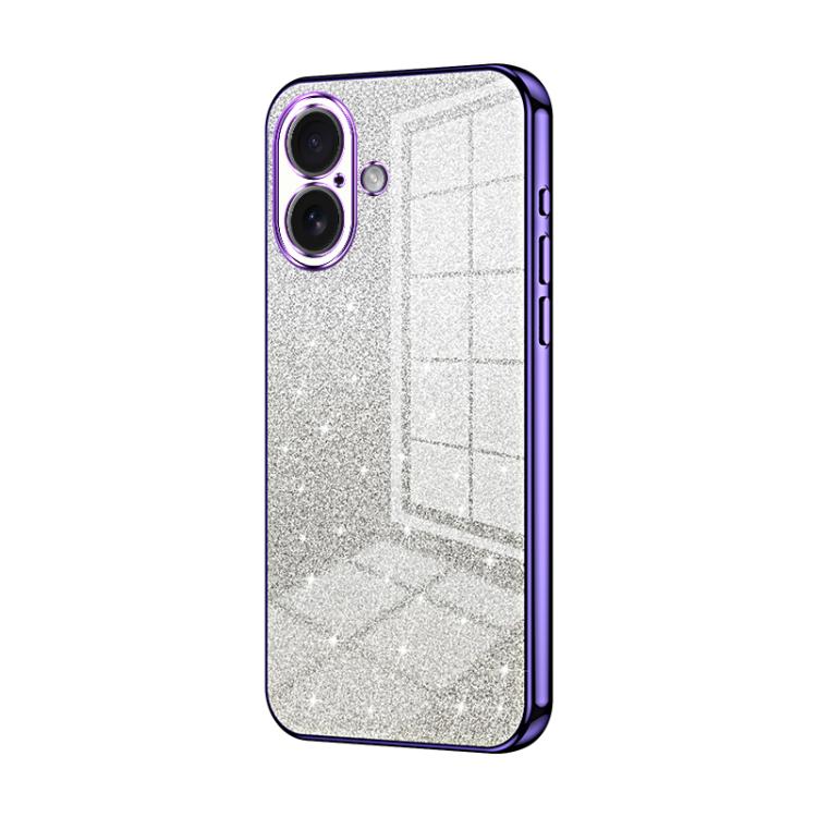 漸層閃粉電鍍手機殼，適用於 iPhone 17e / 16e，適用於 iPhone 17 Pro Max，適用於 iPhone 17 Pro，適用於 iPhone 17，適用於 iPhone Air，適用於 iPhone 16 Pro Max