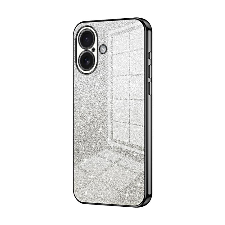 漸層閃粉電鍍手機殼，適用於 iPhone 17e / 16e，適用於 iPhone 17 Pro Max，適用於 iPhone 17 Pro，適用於 iPhone 17，適用於 iPhone Air，適用於 iPhone 16 Pro Max