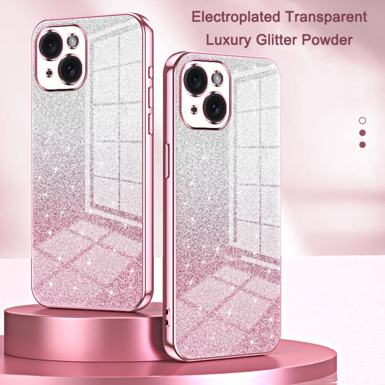 漸層閃粉電鍍手機殼，適用於 iPhone 16 Pro，適用於 iPhone 16 Plus，適用於 iPhone 16，適用於 iPhone 15 Pro Max，適用於 iPhone 15 Pro，適用於 iPhone 15 Plus