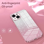 漸層閃粉電鍍手機殼，適用於 iPhone 17e / 16e，適用於 iPhone 17 Pro Max，適用於 iPhone 17 Pro，適用於 iPhone 17，適用於 iPhone Air，適用於 iPhone 16 Pro Max