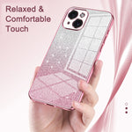 漸層亮片電鍍手機殼，適用於 iPhone 11 Pro Max、iPhone 11、iPhone 11 Pro、iPhone X / XS、iPhone XR、iPhone XS Max