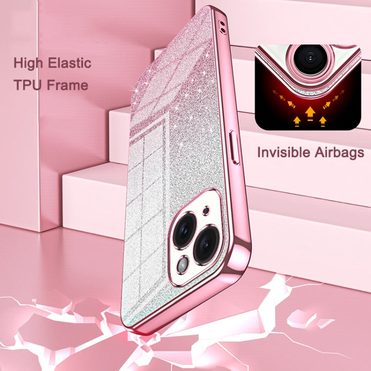 漸層閃粉電鍍手機殼，適用於 iPhone 17e / 16e，適用於 iPhone 17 Pro Max，適用於 iPhone 17 Pro，適用於 iPhone 17，適用於 iPhone Air，適用於 iPhone 16 Pro Max