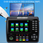 iBRAVEBOX V10 Finder Max+ 4.3吋顯示數位衛星信號儀 支援 DVB-S/S2/S2X AHD, 歐規插頭, 美規插頭, 英規插頭, 澳規插頭
