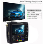 iBRAVEBOX V10 Finder Max+ 4.3吋顯示數位衛星信號儀 支援 DVB-S/S2/S2X AHD, 歐規插頭, 美規插頭, 英規插頭, 澳規插頭