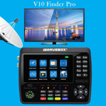 iBRAVEBOX V10 Finder Pro 4.3吋顯示數位衛星信號儀 支援 DVB-S/S2/S2X/T/T2/C, 歐規插頭, 美規插頭, 英規插頭, 澳規插頭