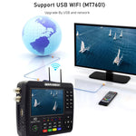 iBRAVEBOX V10 Finder Pro 4.3吋顯示數位衛星信號儀 支援 DVB-S/S2/S2X/T/T2/C, 歐規插頭, 美規插頭, 英規插頭, 澳規插頭