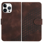 YX0060 Elephant Head Embossed Phone Leather Case with Lanyard, For iPhone 13 Pro Max, For iPhone 13 Pro, For iPhone 13, For iPhone 13 mini, For iPhone 12/12 Pro, For iPhone 12 Pro Max