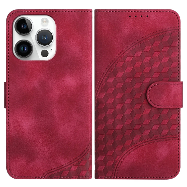 YX0060 Elephant Head Embossed Phone Leather Case with Lanyard, For iPhone 13 Pro Max, For iPhone 13 Pro, For iPhone 13, For iPhone 13 mini, For iPhone 12/12 Pro, For iPhone 12 Pro Max