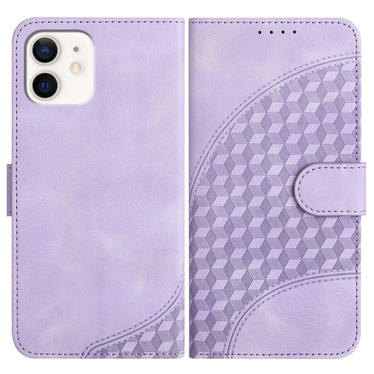 YX0060 Elephant Head Embossed Phone Leather Case with Lanyard, For iPhone 12 mini, For iPhone 11 Pro Max, For iPhone 11, For iPhone 11 Pro, For iPhone XS / X, For iPhone XR