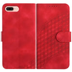 YX0060 Elephant Head Embossed Phone Leather Case with Lanyard, For iPhone XS Max, For iPhone 8 Plus / 7 Plus