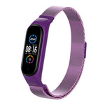 Milano Solid Color Magnetic Stainless Steel Strap, For Xiaomi Mi Band 5