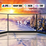15.6 吋 HDR 1080P IPS 螢幕便攜顯示器，15.6 吋 1080P