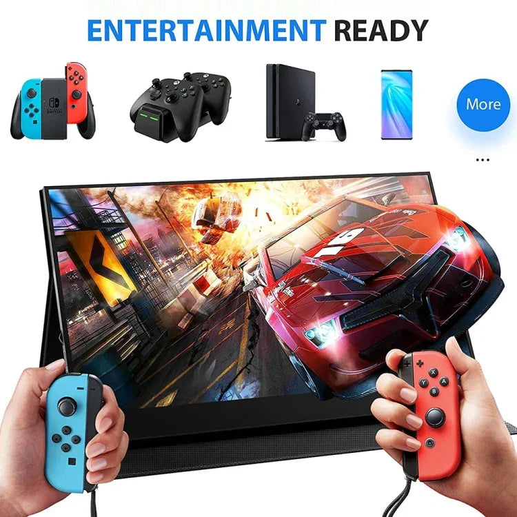 15.6 吋 HDR 1080P IPS 螢幕便攜顯示器，15.6 吋 1080P