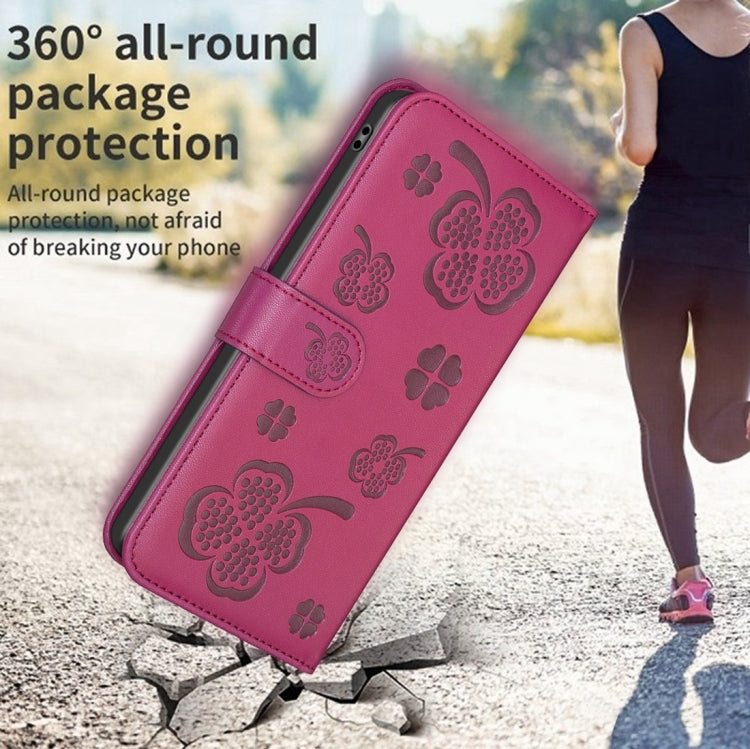 四葉草壓紋皮革手機殼，適用於 iPhone 7 / 8 / SE 2022，適用於 iPhone 13 Pro Max，適用於 iPhone 13 Pro，適用於 iPhone 13，適用於 iPhone 12 / 12 Pro，適用於 iPhone 12 Pro Max，適用於 iPhone 11 Pro Max，適用於 iPhone 11