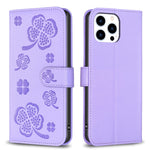四葉草壓紋皮革手機殼，適用於 iPhone 7 / 8 / SE 2022，適用於 iPhone 13 Pro Max，適用於 iPhone 13 Pro，適用於 iPhone 13，適用於 iPhone 12 / 12 Pro，適用於 iPhone 12 Pro Max，適用於 iPhone 11 Pro Max，適用於 iPhone 11