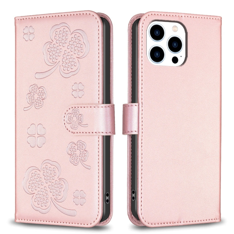 四葉草壓紋皮革手機殼，適用於 iPhone 7 / 8 / SE 2022，適用於 iPhone 13 Pro Max，適用於 iPhone 13 Pro，適用於 iPhone 13，適用於 iPhone 12 / 12 Pro，適用於 iPhone 12 Pro Max，適用於 iPhone 11 Pro Max，適用於 iPhone 11